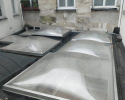 Le complexe étanchéité Skydomes remis à neuf